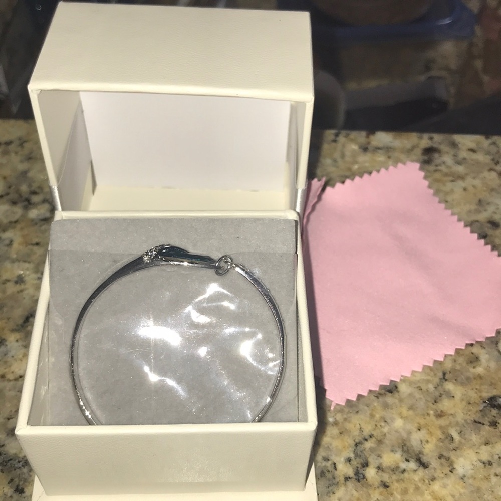 Swarovski Elements Blue Crystal Bangle